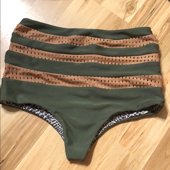 acacia swimwear Other - Acacia Swimwear high waisted bottom green/beige S acacia swimwear Other - Acacia Swimwear high waisted bottom green/beige S